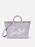 Borsa Colette in canvas di cotone lilla