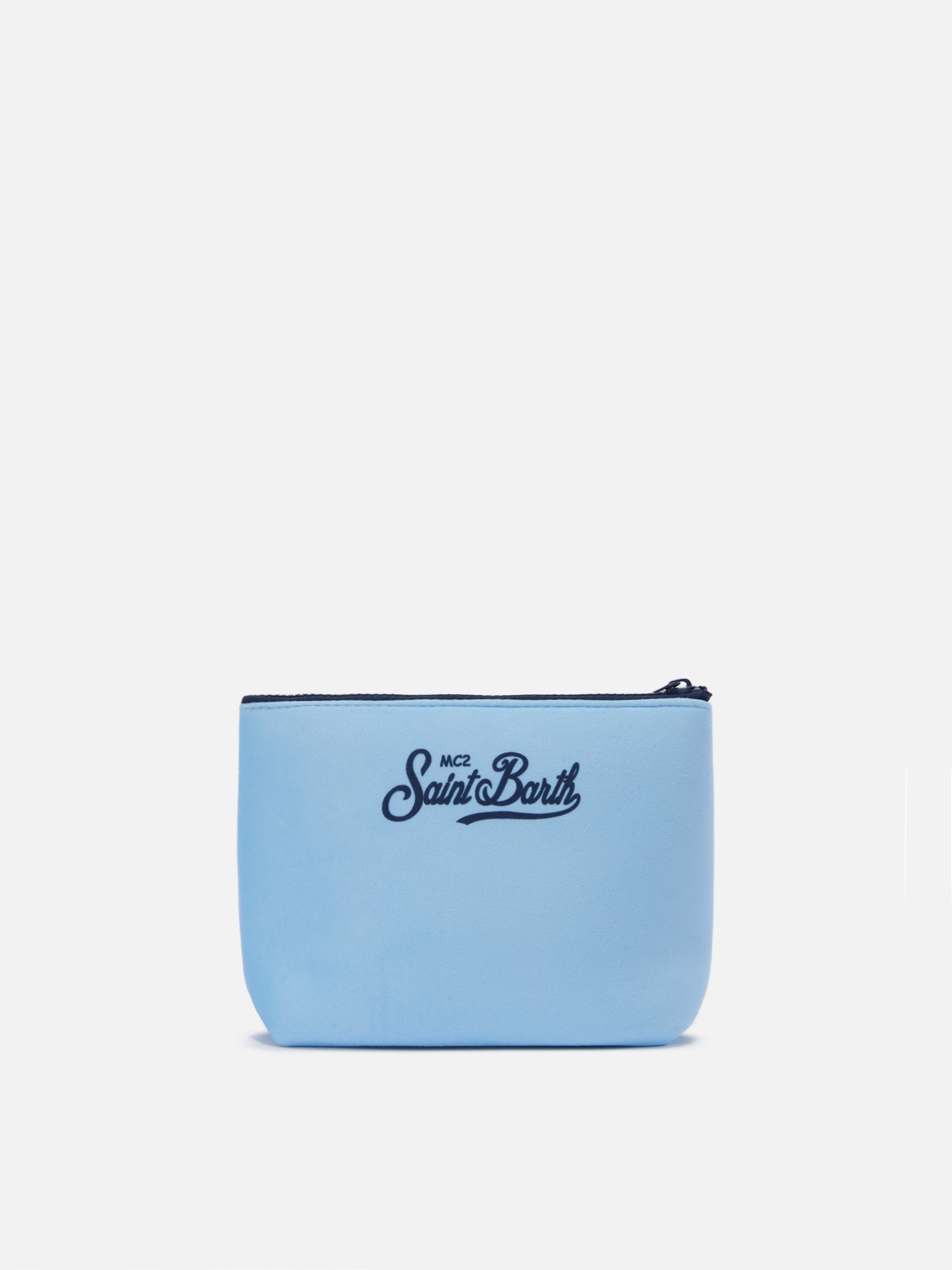 Pochette Aline effetto lana con stampa Cortina