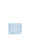 Pochette Aline in spugna azzurro