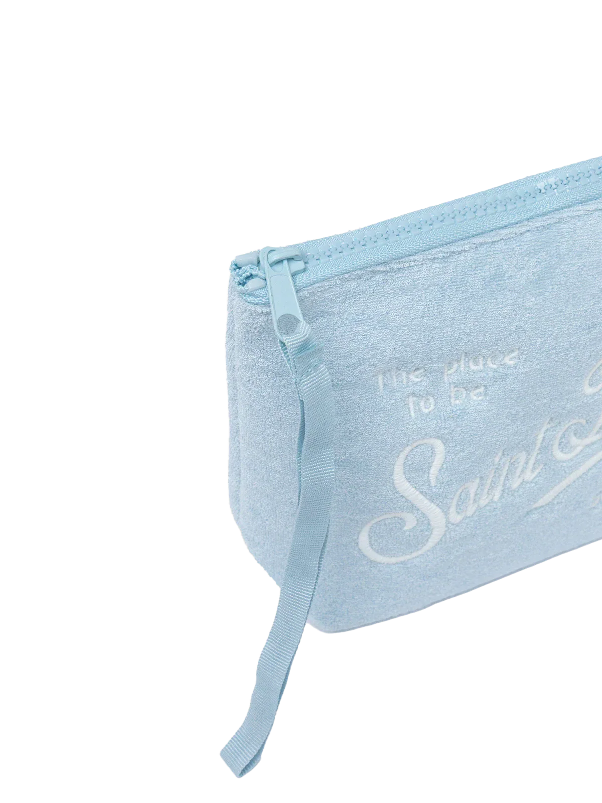 Pochette Aline in spugna azzurro