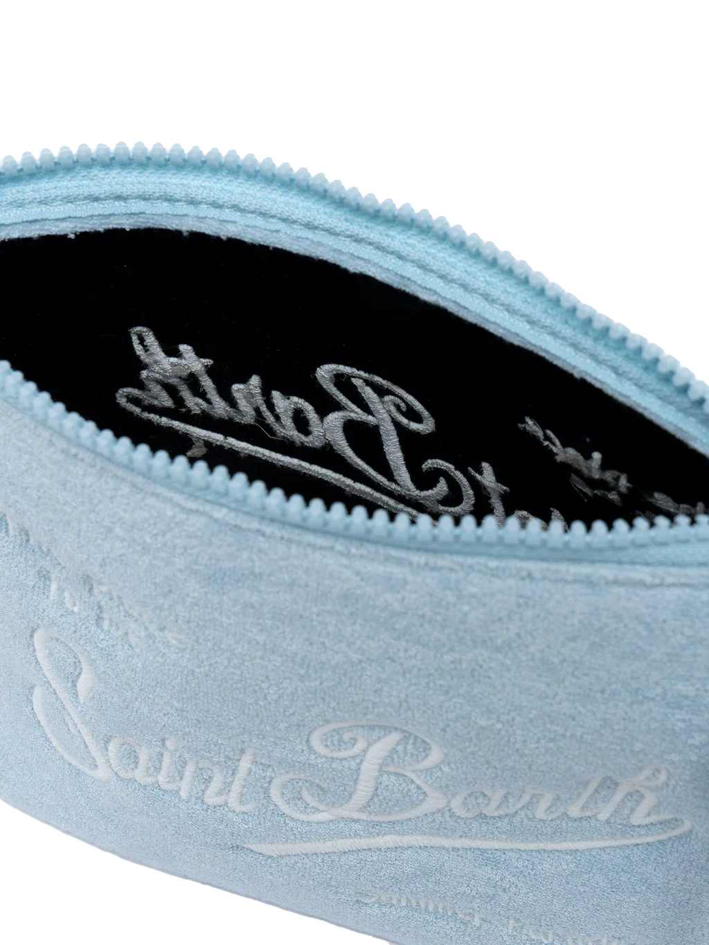 Pochette Aline in spugna azzurro