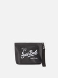 Aline Aqua Pochette impermeabile in PVC nera