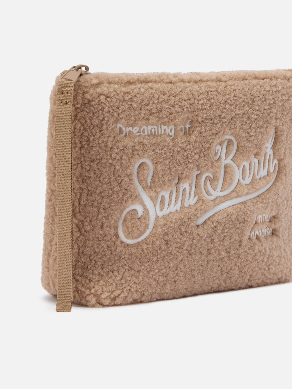 Pochette Aline Teddy in sherpa beige