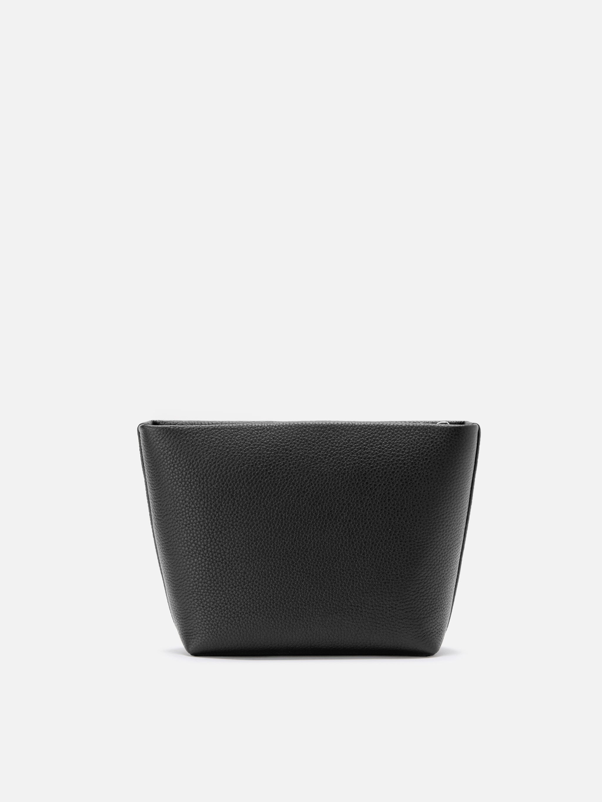 Pochette Aline Pouch in pelle nera