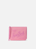 Pochette Aline in scuba rosa tinta unita