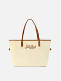 Borsa City regular bianca in nylon