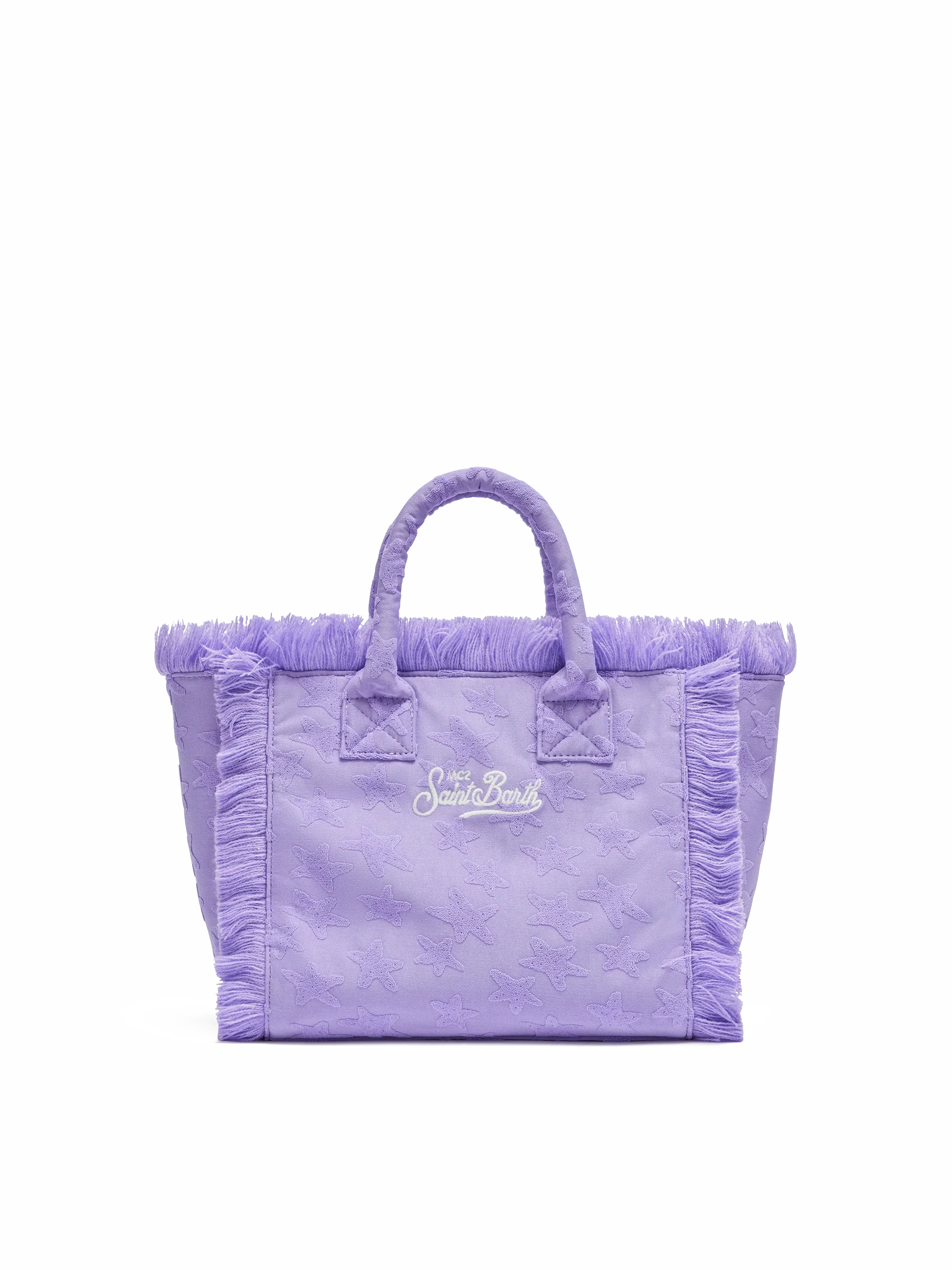 Borsa Colette in spugna lilla con stelle in rilievo