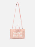 Mini borsa porta telefono Phone Bag Teddy in sherpa rosa