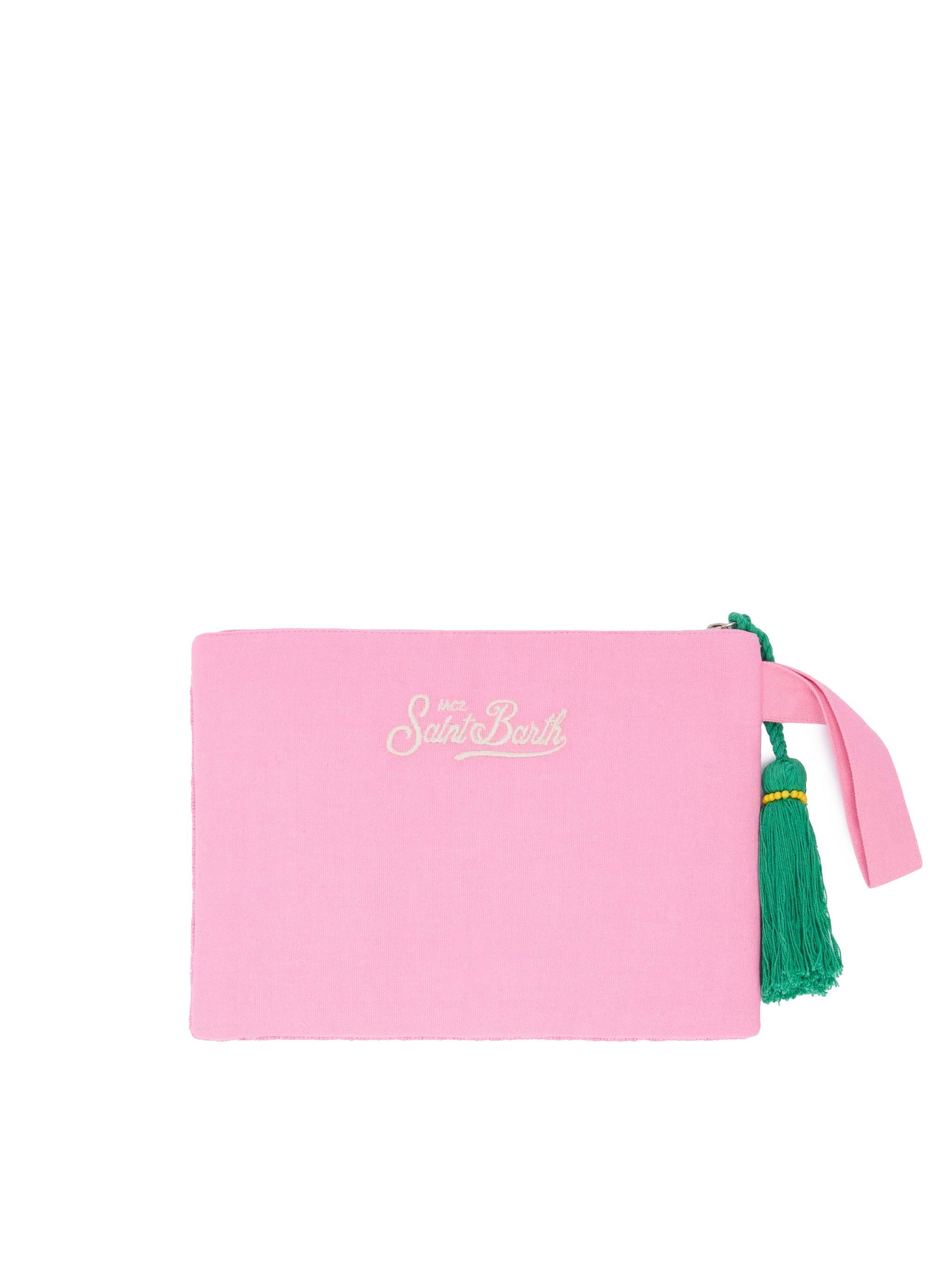 Pearl Pouch con design cartolina Forte dei Marmi  in perline