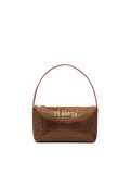 Mini Bag Strassy con strass marroni