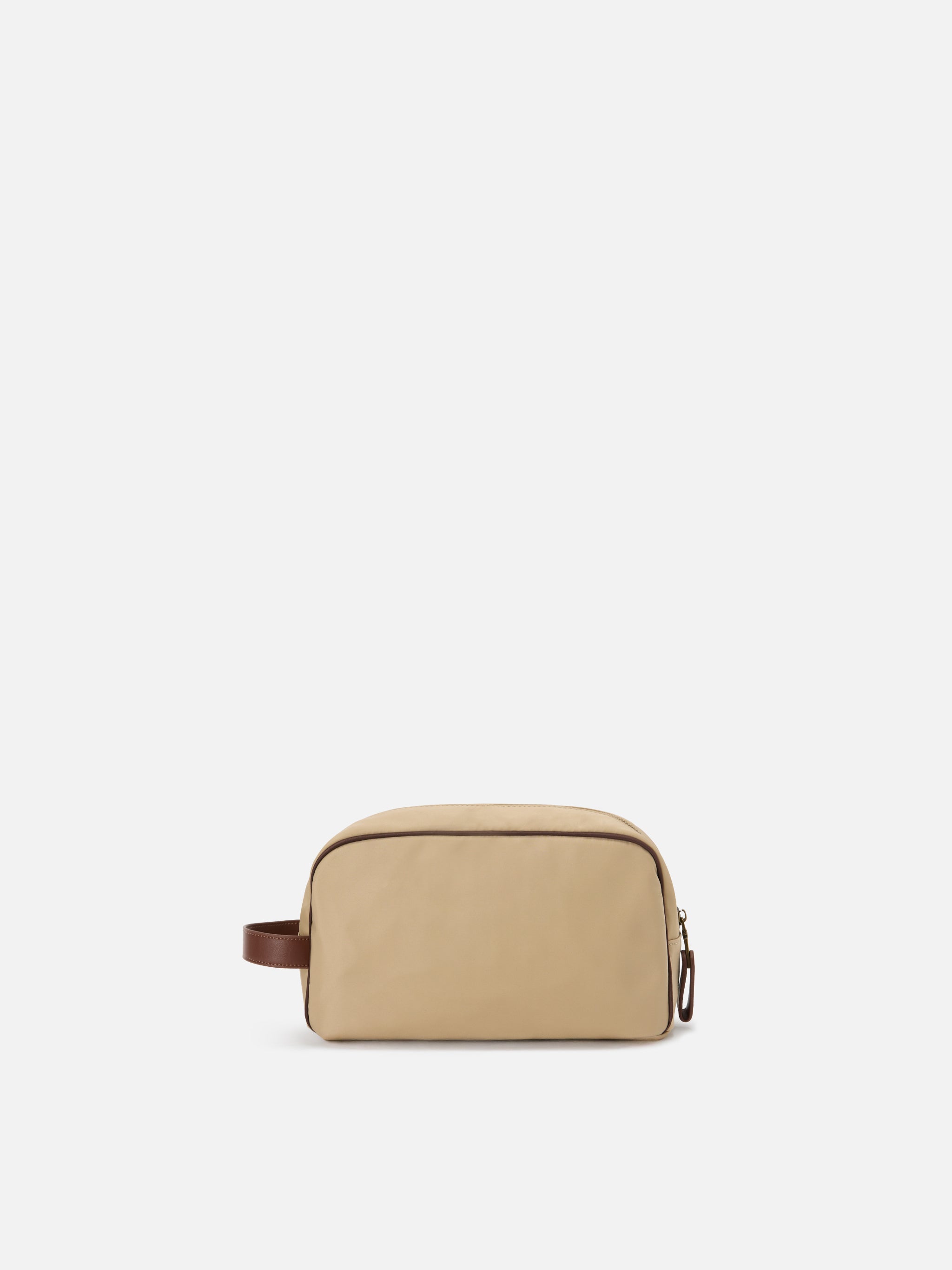 Beauty Bag Westwood in nylon beige tinta unita